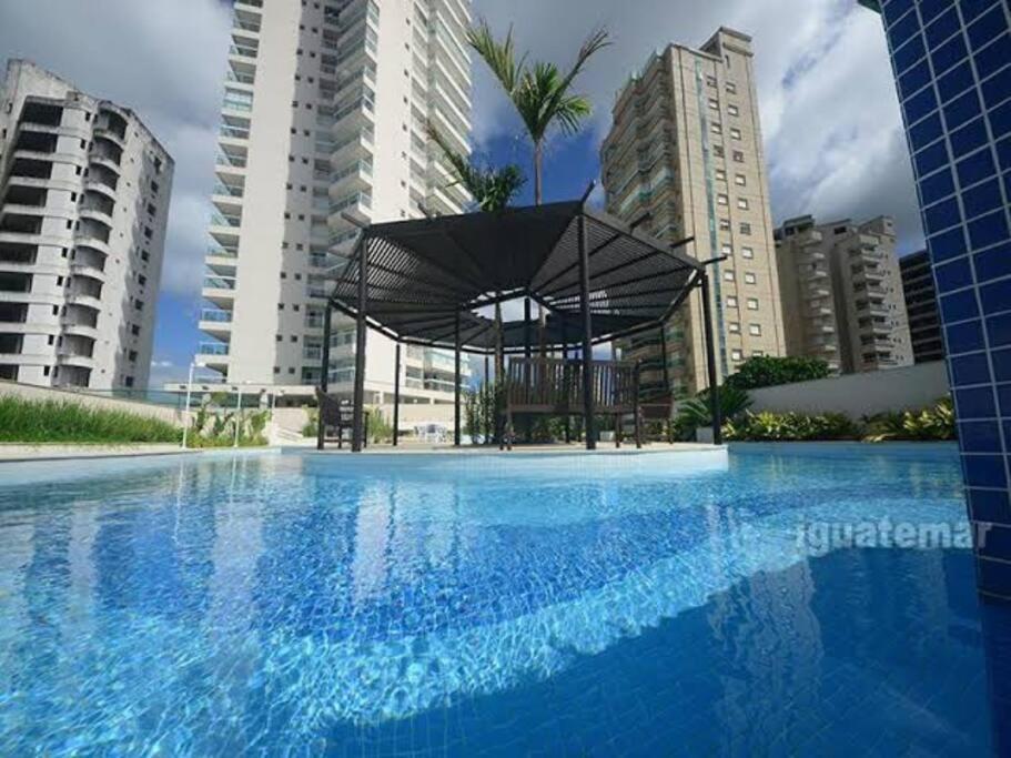 Apto Com Vista Para O Mar Com 2 Vagas - Guaruja Bagian luar foto