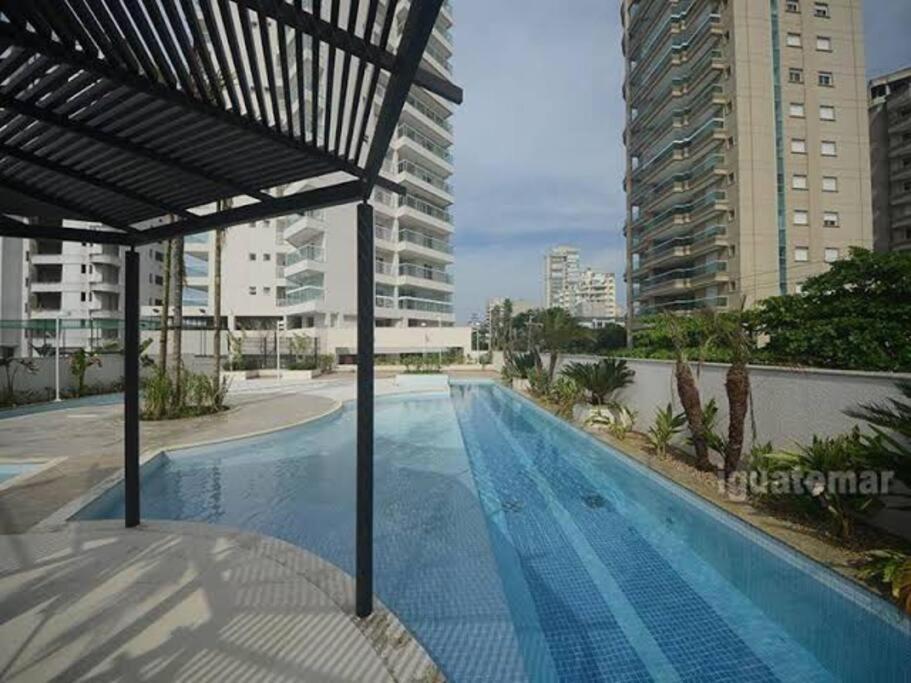 Apto Com Vista Para O Mar Com 2 Vagas - Guaruja Bagian luar foto